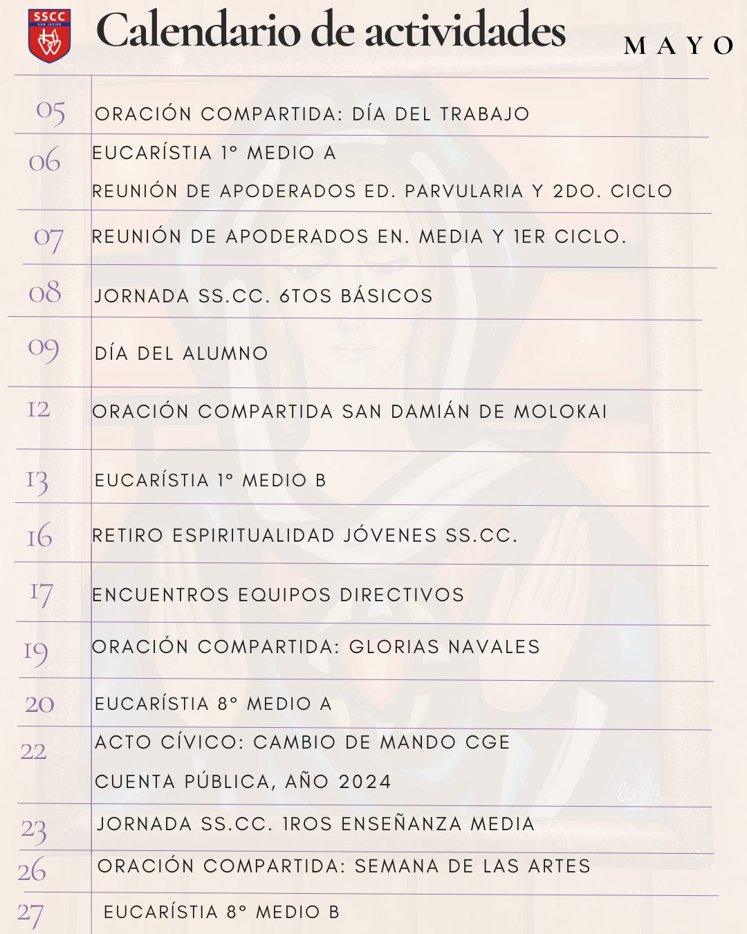 Actividades Mayo 2025