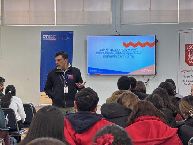 Comunidad educativa participó en capacitación sobre la Ley Karin