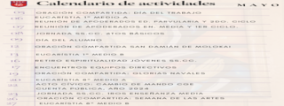 Actividades Mayo 2025