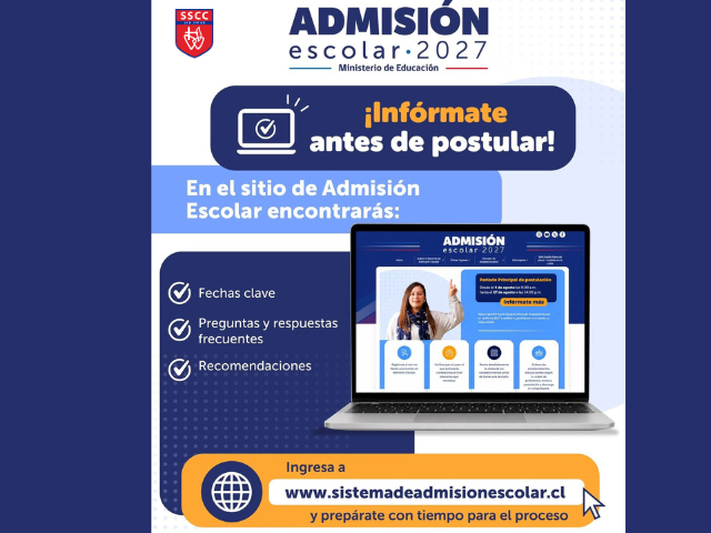 Comenzó proceso de inscripción del Sistema de Admisión Escolar